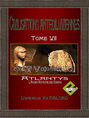 cover image of CIVILISATIONS ANTEDILUVIENNES T7